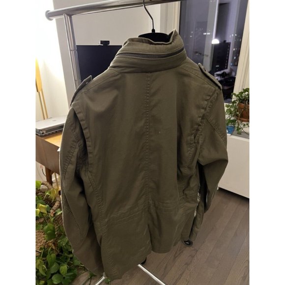 DIESEL MENS J-CHIKA MILITARY JACKET COAT OLIVE GREEN SIZE MEDIUM - Picture 12 of 12